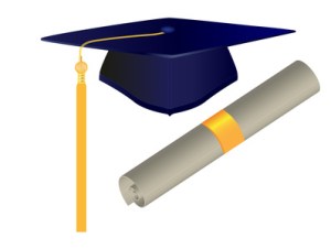 Graduation Cap and Diploma