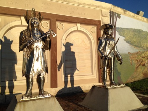 Chief Cornstalk and Colonel Andrew Lewis