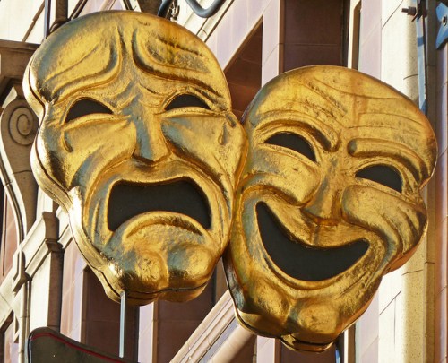 tragedy and comedy masks